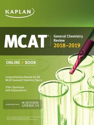 cover image of MCAT General Chemistry Review 2018-2019